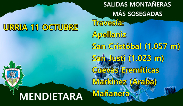 Foto Apellaniz - SAN CRISTOBAL - SAN JUSTI - Cuevas Eremíticas - Markinez (Araba)